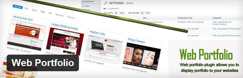 WP Web Portfolio Plugin