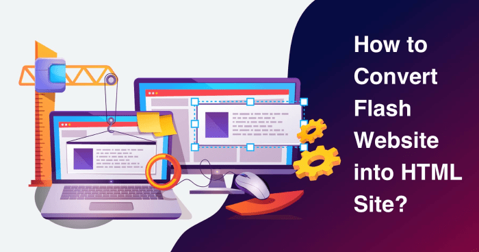 How to Convert Flash Website into HTML Site?